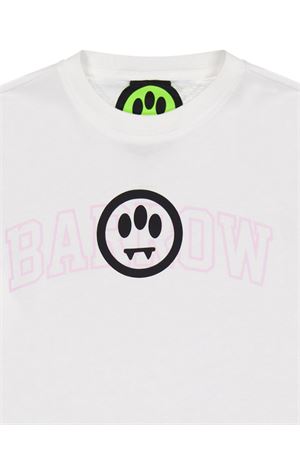 white cotton tshirt BARROW KIDS | S5BKJGTH102002